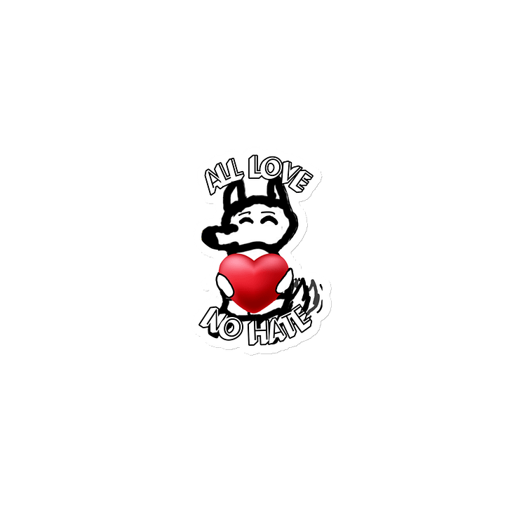All Love No Hate Magnet (w/o Twitch name) product image (1)