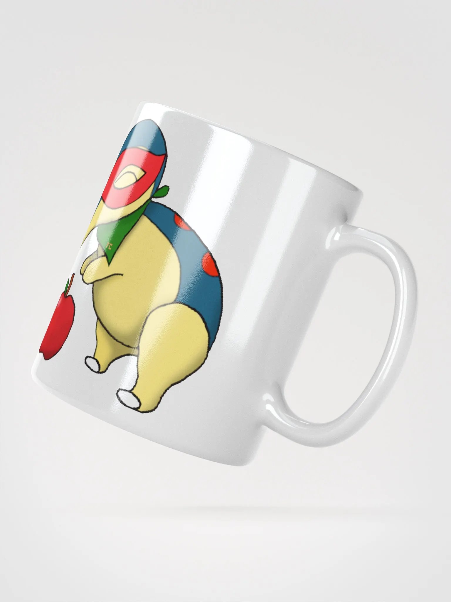 BulbaMeh and RaiQuil White Glossy Mug product image (5)