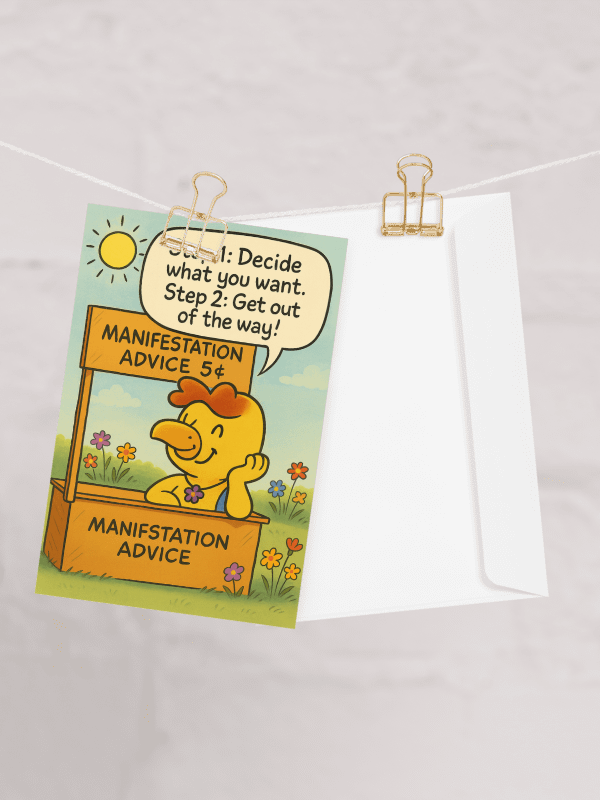 Abrahen Chicks - Manifestation Advice - Card product image (2)