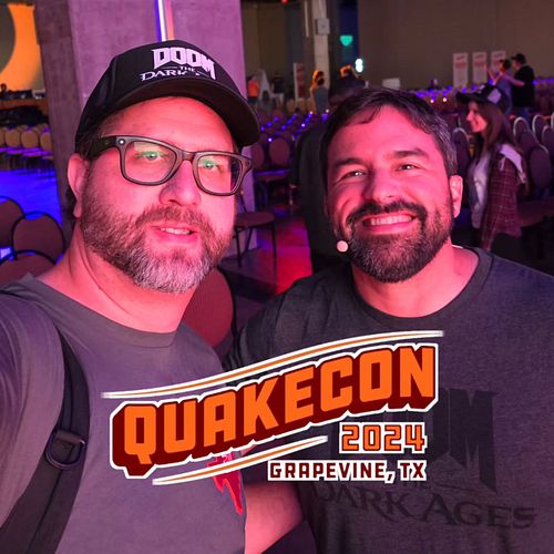 The man himself! #QuakeCon2024 #idSoftware #Doom #DoomTheDarkAges #HugoMartin