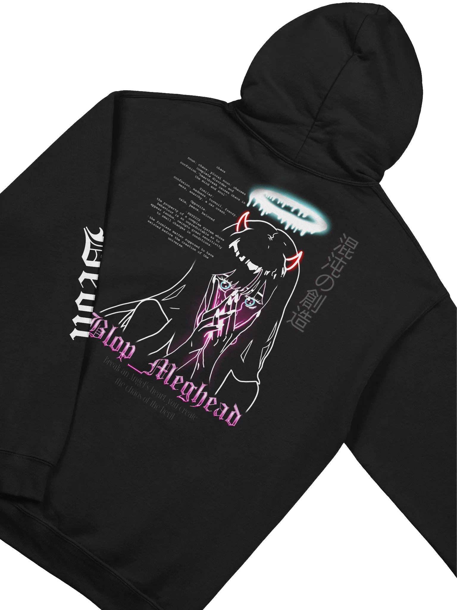 Creation of Chaos Hoodie - White Print product image (24)