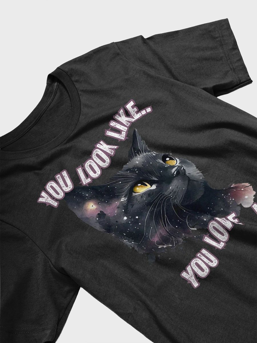 Starry Night Cat Cosmic T-Shirt product image (3)
