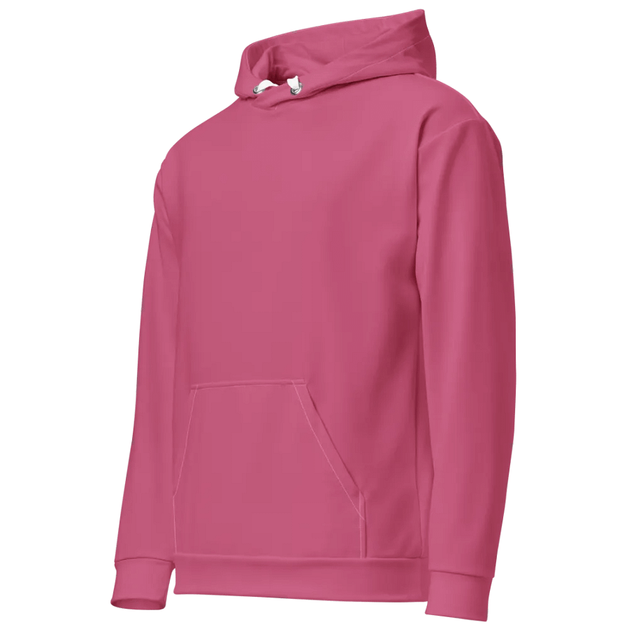 Plain Muted Blush Pink True Summer Unisex Recycled Polyester Heavyweight Premium Hoodie by Treasure Pie product image (3)