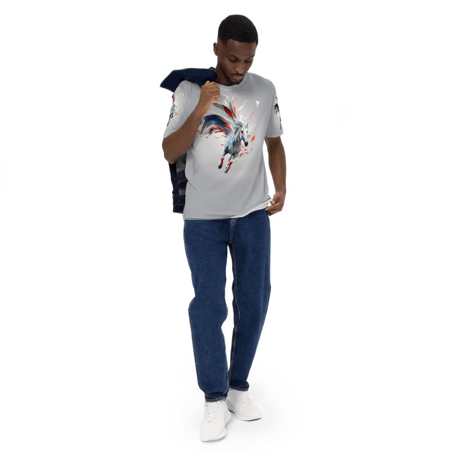 Running White Horse T shirt product image (5)