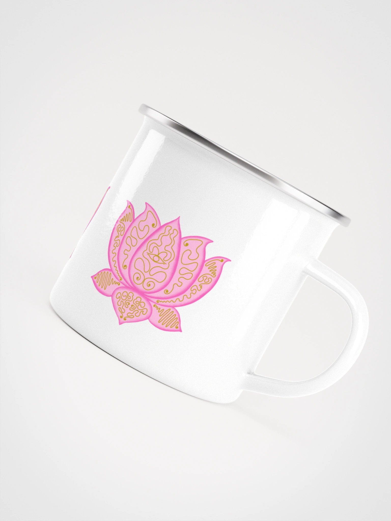 Lotus Harmony Enamel Mug product image (5)