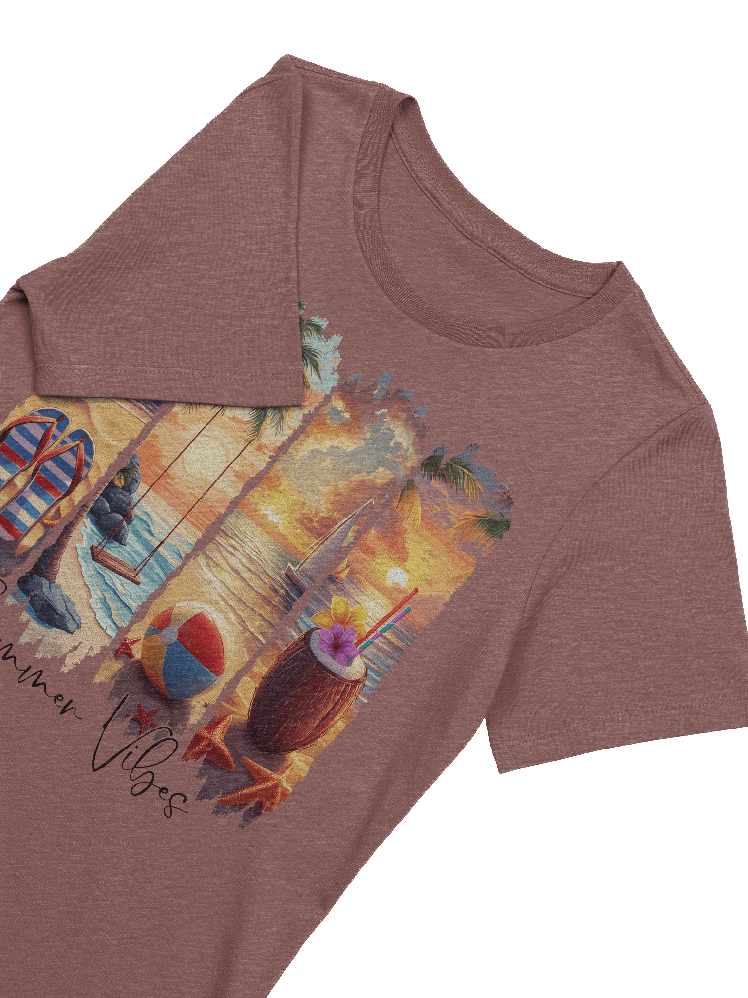 Women's Supersoft Relaxed-fit T-Shirt Summer Vibes product image (5)