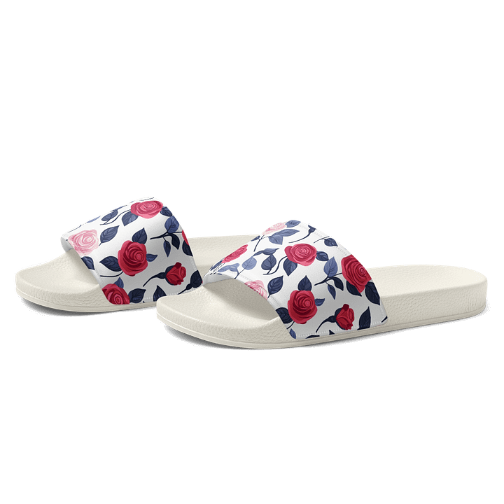 Roses All Day Women's Slides product image (2)