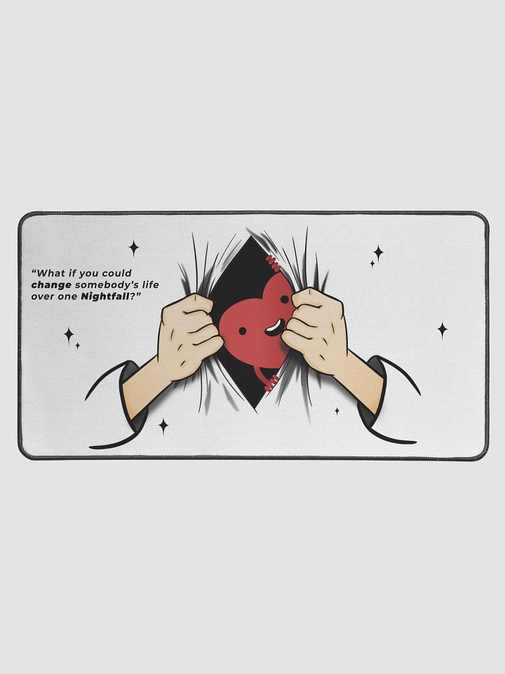 Open Heart Desk Mat (White) product image (1)