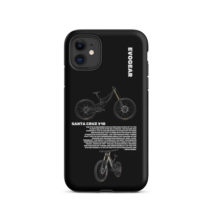 Black V10 Black iPhone Case product image (2)