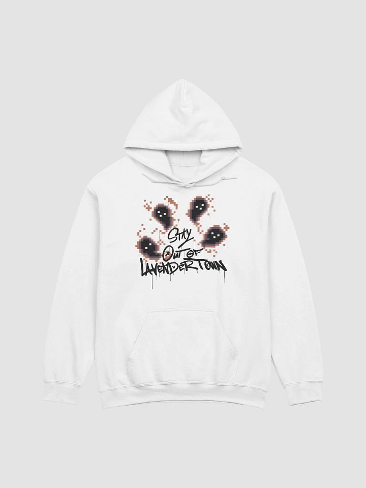 STAY OUT OF LAVENDER TOWN Hoodie (Black Print) product image (1)