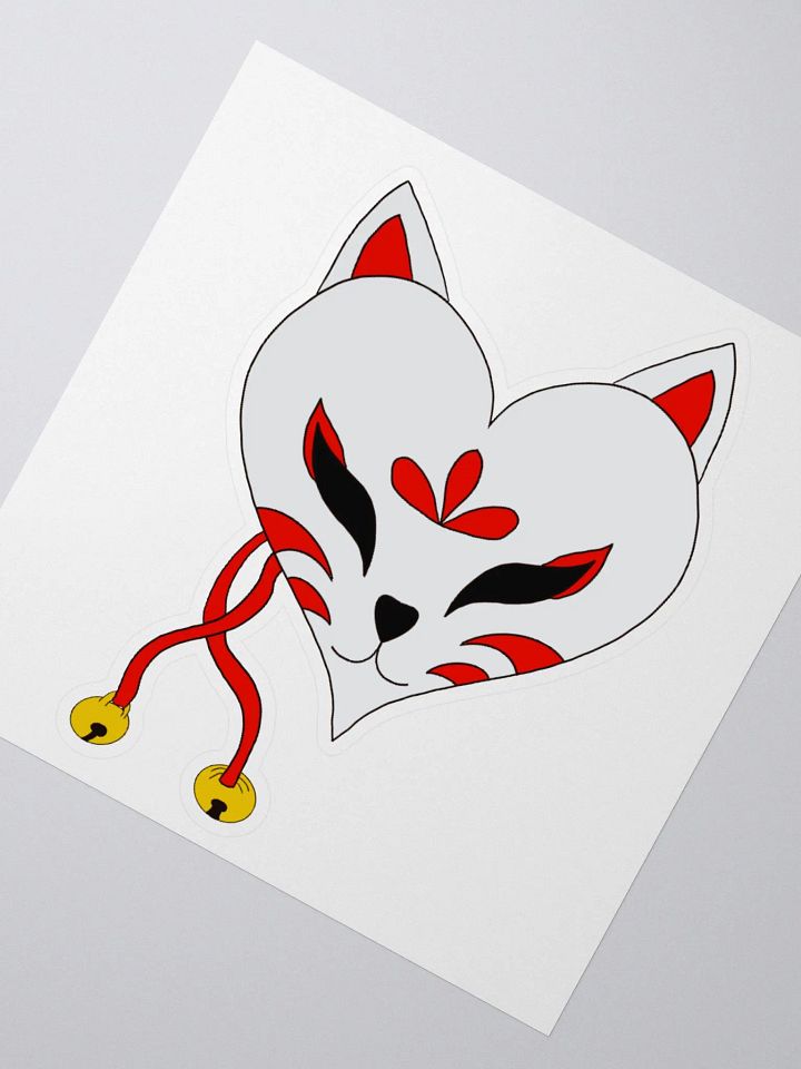 Kitsune Heart Sticker product image (6)