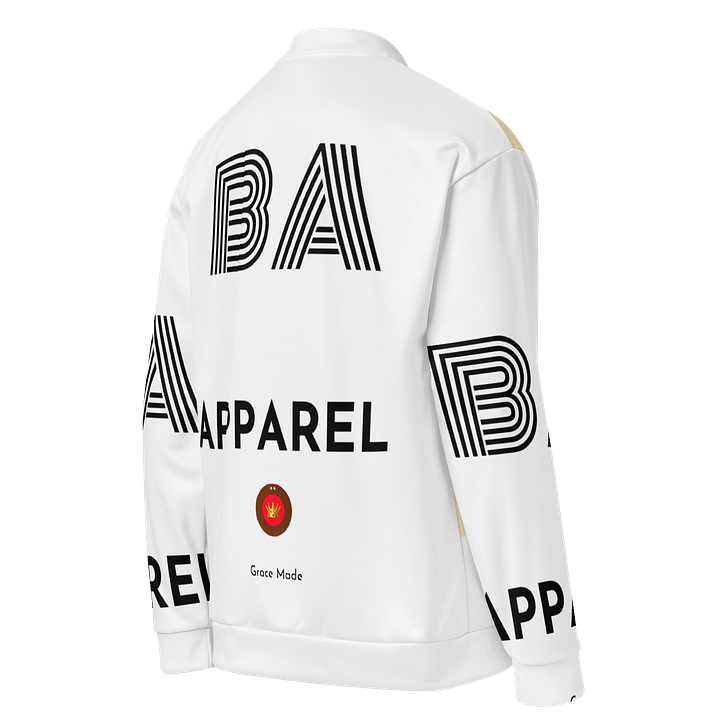 “Live With Yourself” – Mirror-Lined Satin Bomber Jacket product image (1)