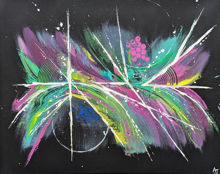 "Electric Dreamscape" Original Painting product image (1)