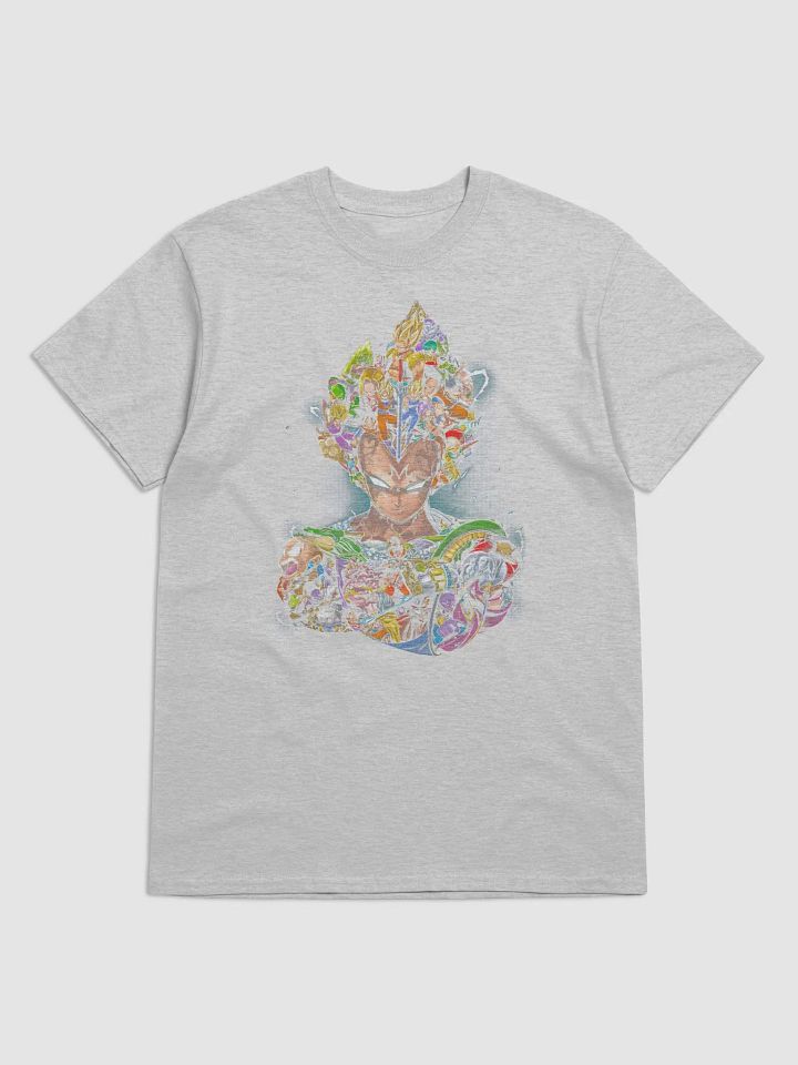 Dragon Ball Z Vegeta Rainbow Collage T-Shirt – Gildan Heavyweight product image (13)