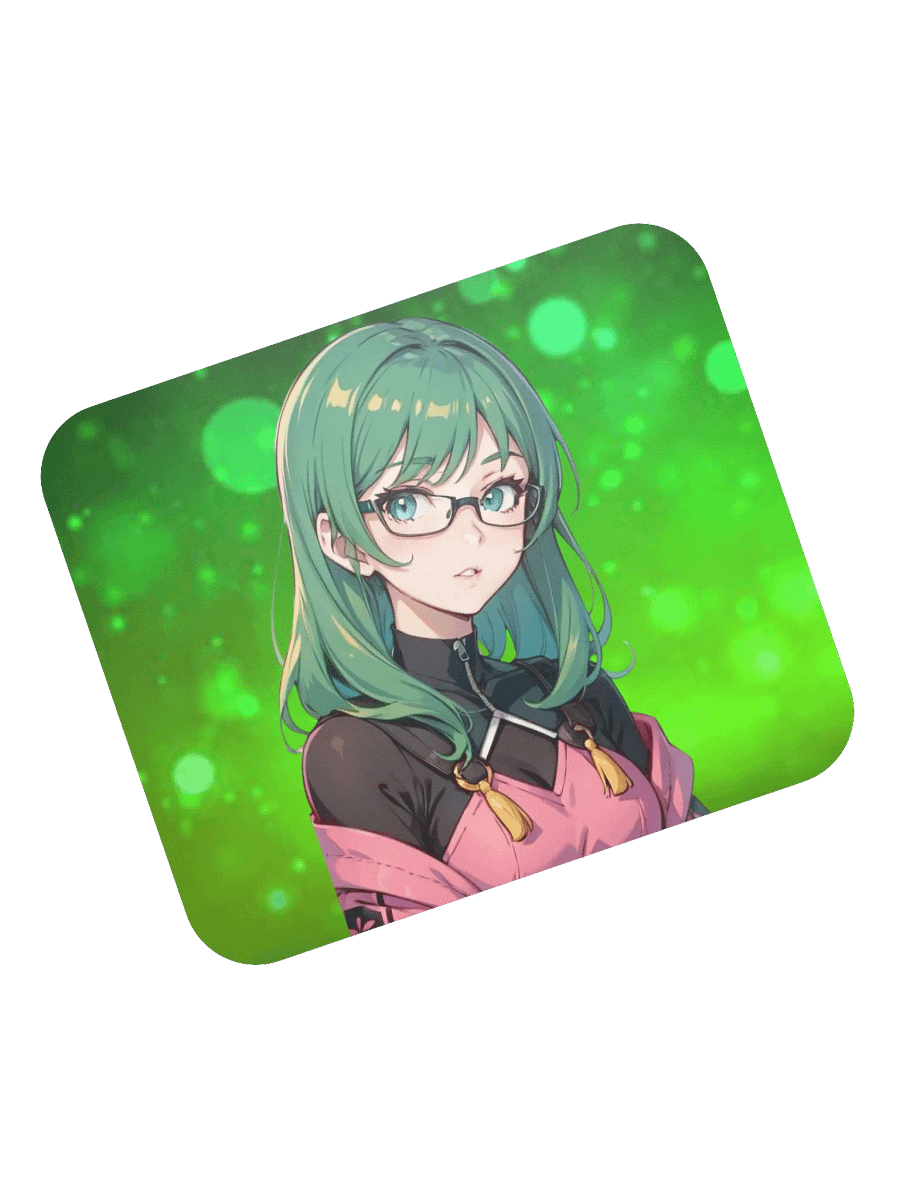(GREEN Waifu) K Classic Mouse Pad product image (7)