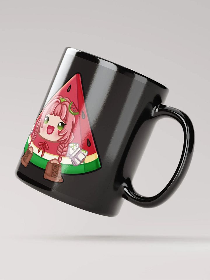 Charity Melon Glossy Black Mug product image (3)