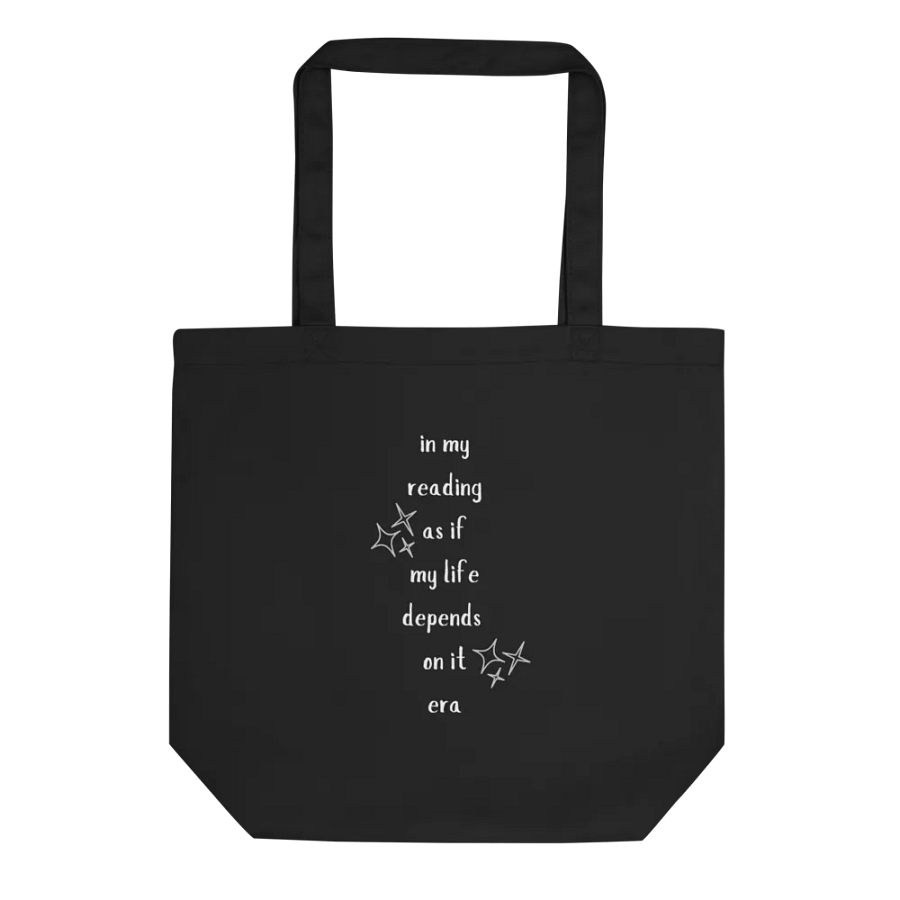 Botanical Bookish Silhouette Eco Tote product image (2)