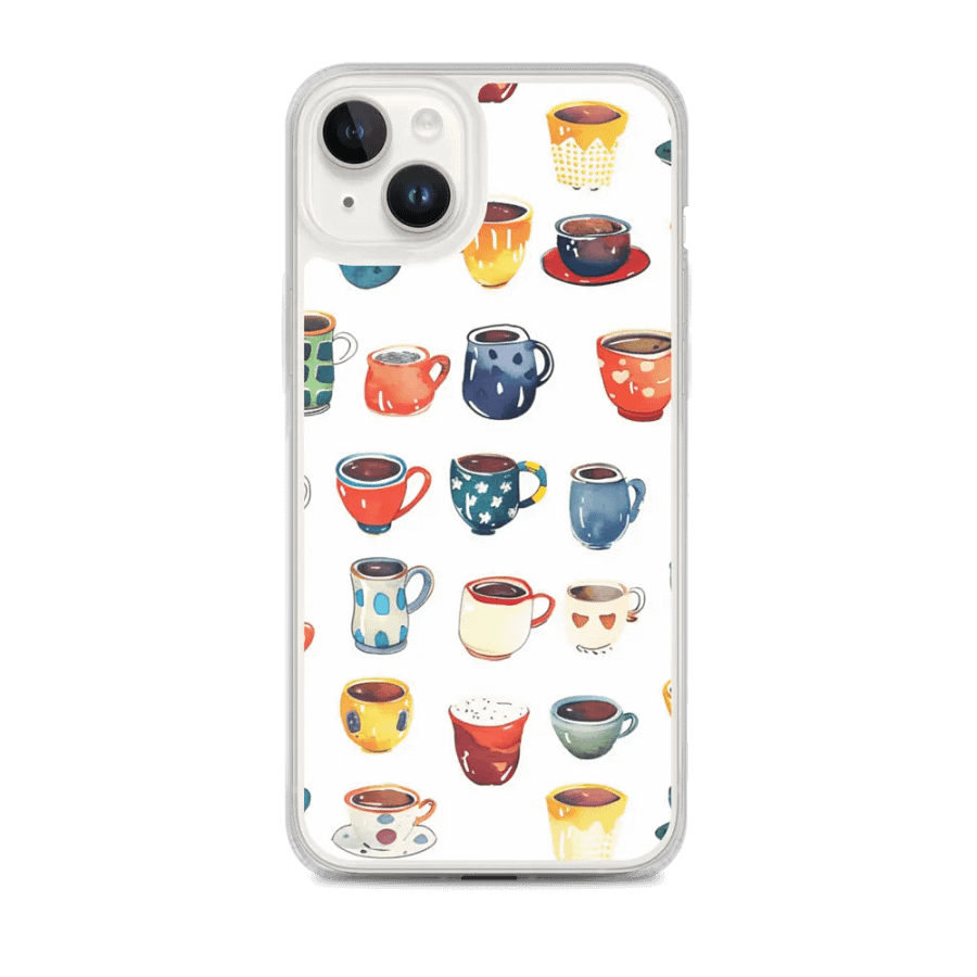 Artistic Coffee Cups Collection Print product image (1)