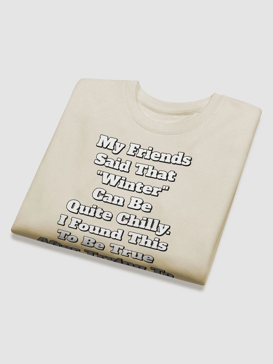 My Friends Said That Winter Can Be Chilly Funny Sweatshirt product image (31)