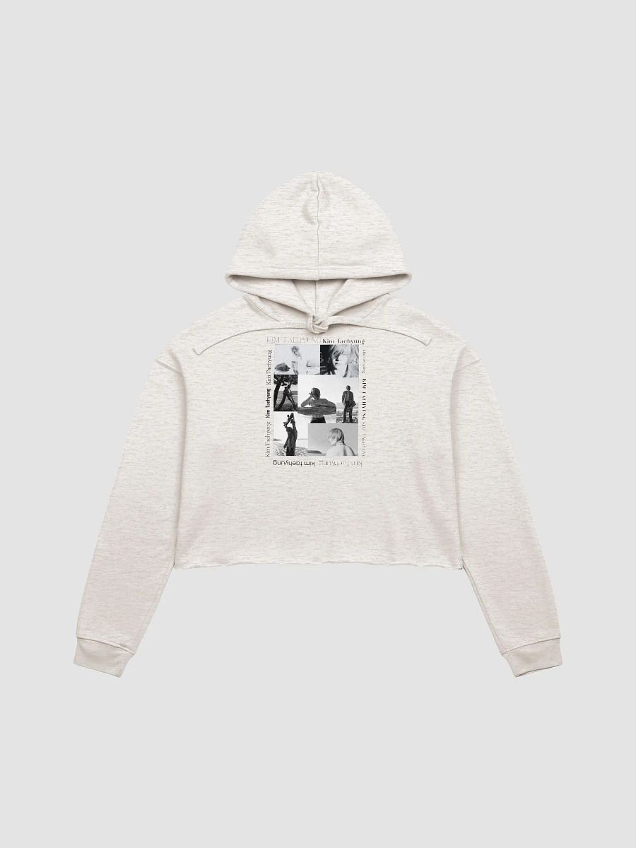 Kim Taehyung Fleece Crop Hoodie product image (1)