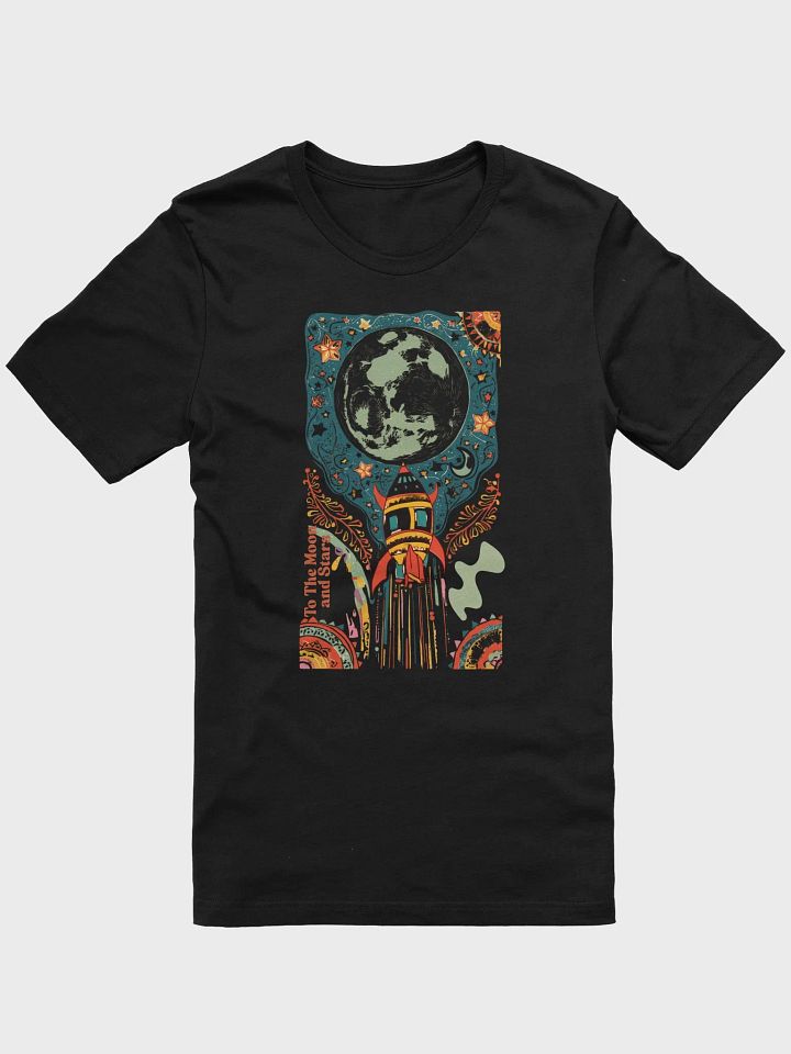 To The Moon and Stars Rocket Launch T-Shirt product image (1)