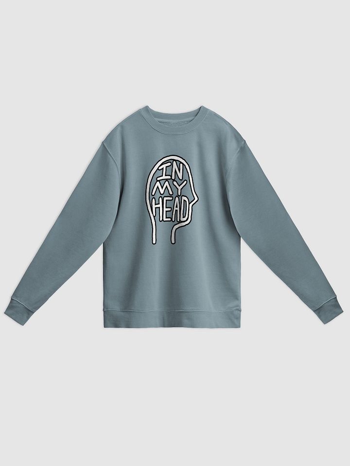 In My Head (lined design) printed pigment crewneck product image (19)