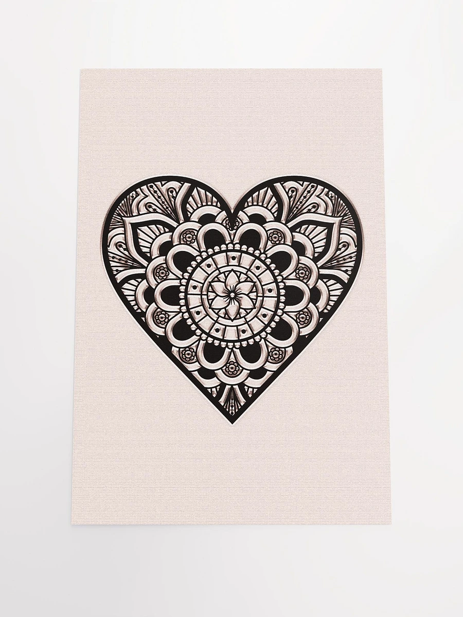 Hippy Heart Parchment Poster product image (2)