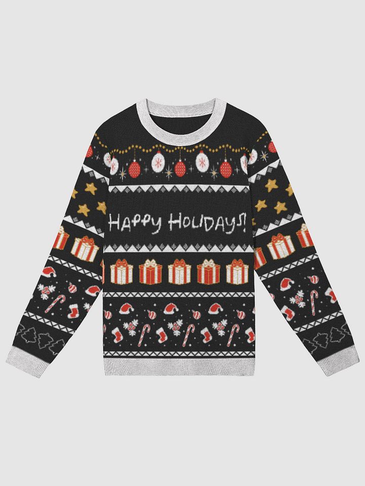 Happy Holidays Slogan Baubles Sweater product image (5)