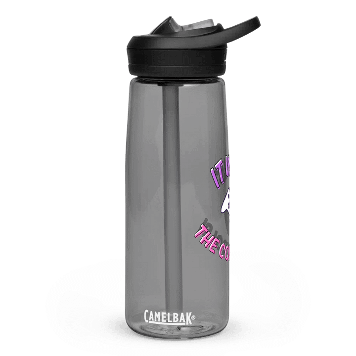 Gamer Excuse Staggered Design Water Bottle product image (1)