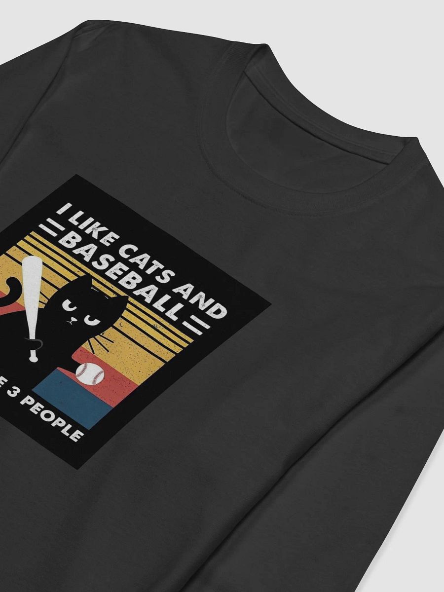 Feline and Baseball Lover Tee product image (6)