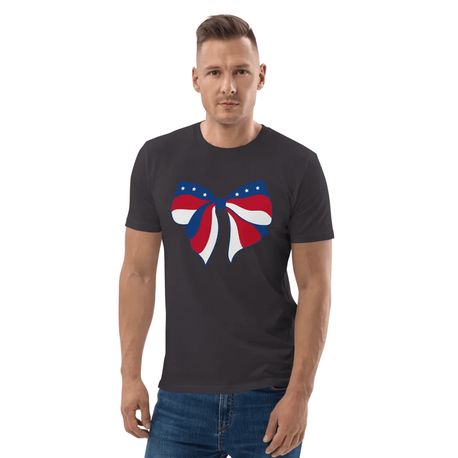 Patriotic Pride Bow Graphic T-Shirt product image (107)
