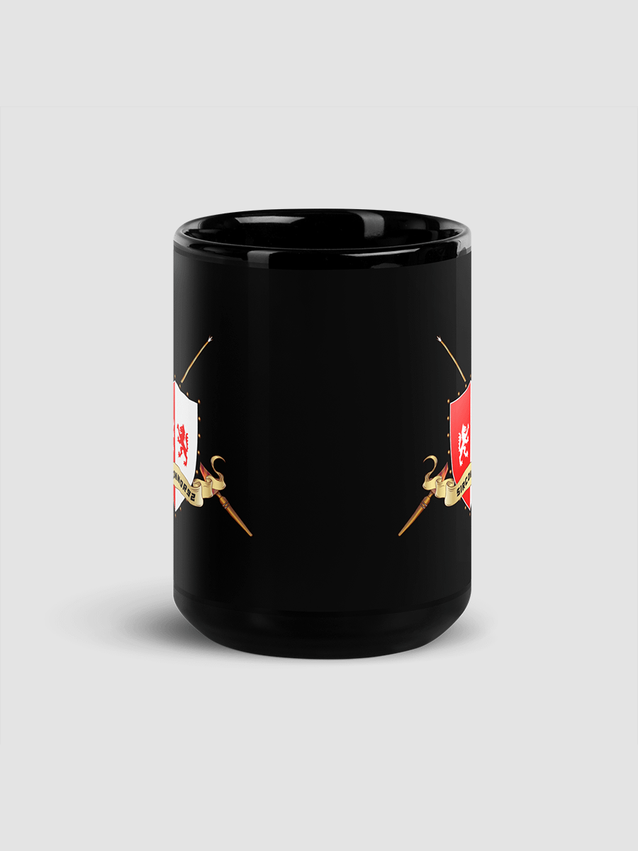 Sir Connor Black Glossy Mug product image (3)