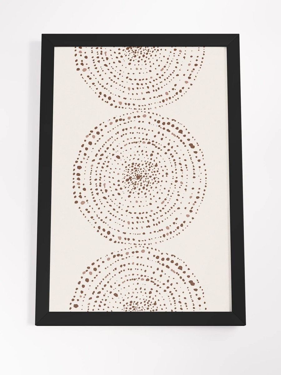 Ethereal Dots Framed Poster | Minimalist Abstract Art for a Tranquil Home product image (2)