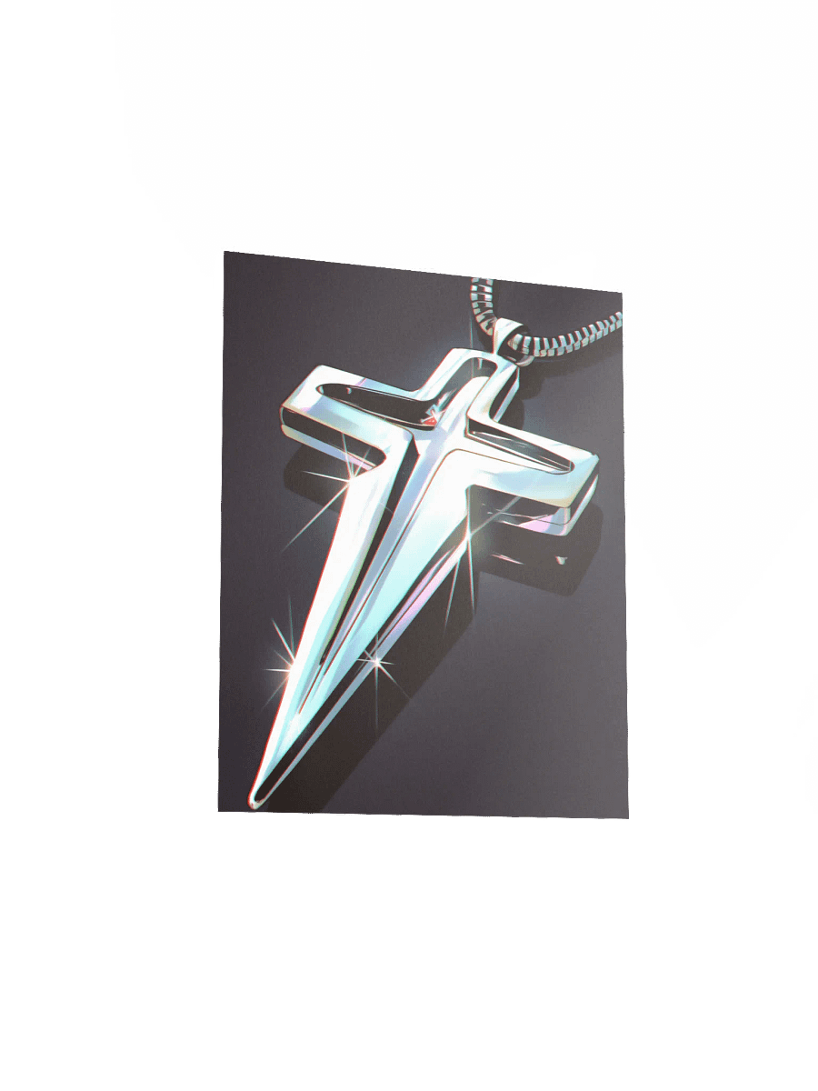 Metallic Cross Matte Poster product image (14)