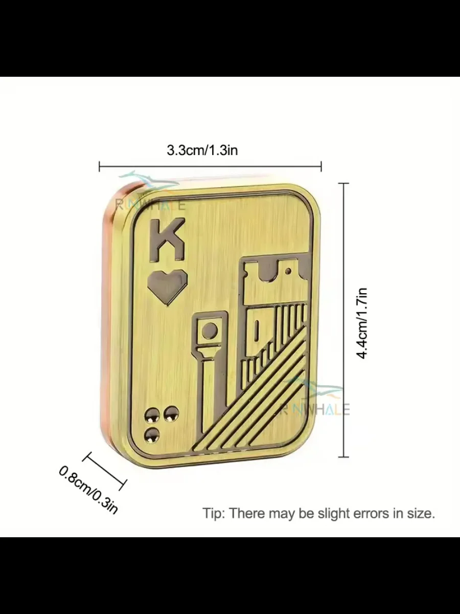 Bronze/Gold K-K Metal Fidget Slider product image (6)