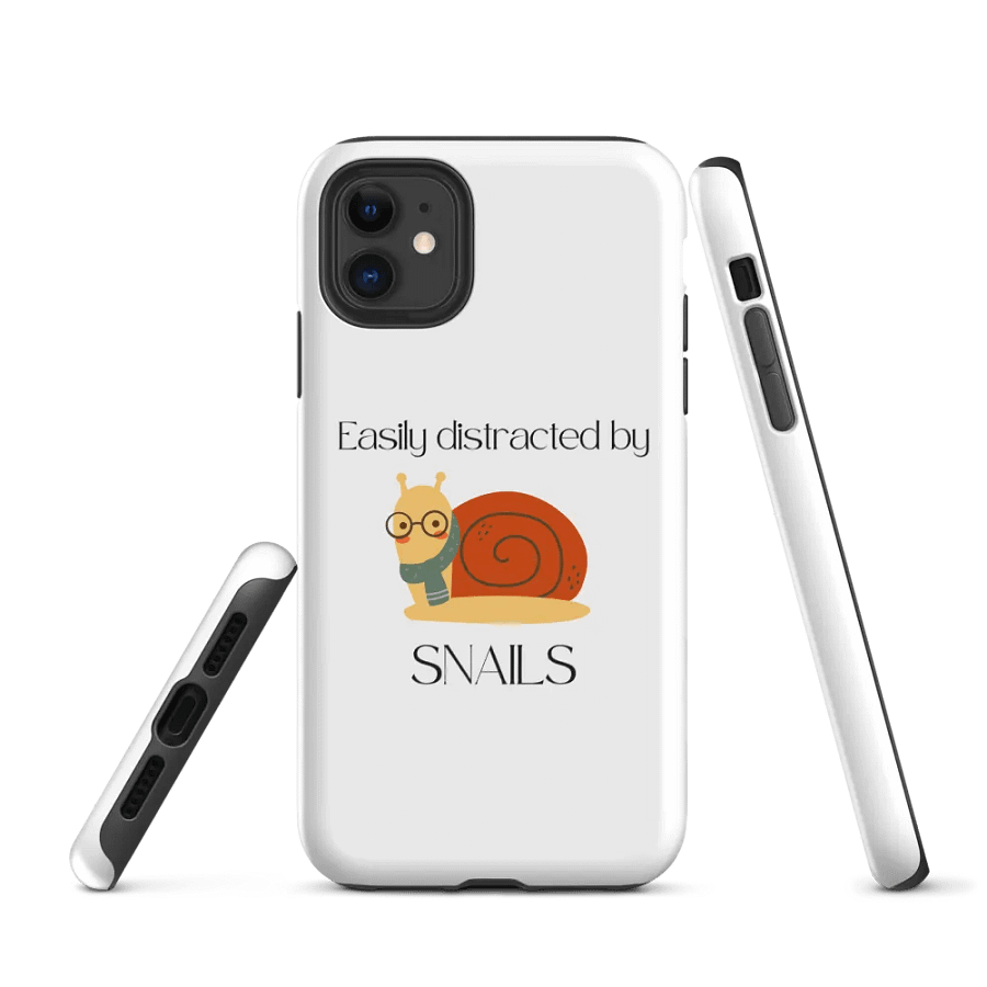 Easily Distracted By SNAILS Tough Case for iPhone® product image (1)