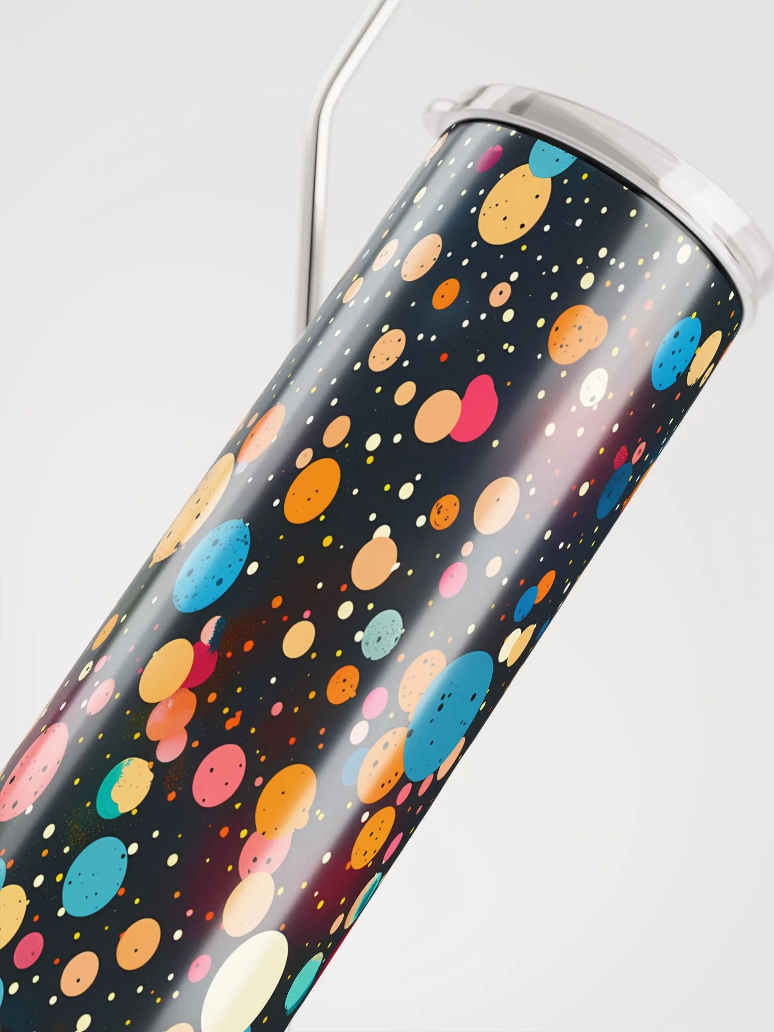 Cosmic Bubble Polka Dot Pattern Stainless Steel Tumbler product image (6)