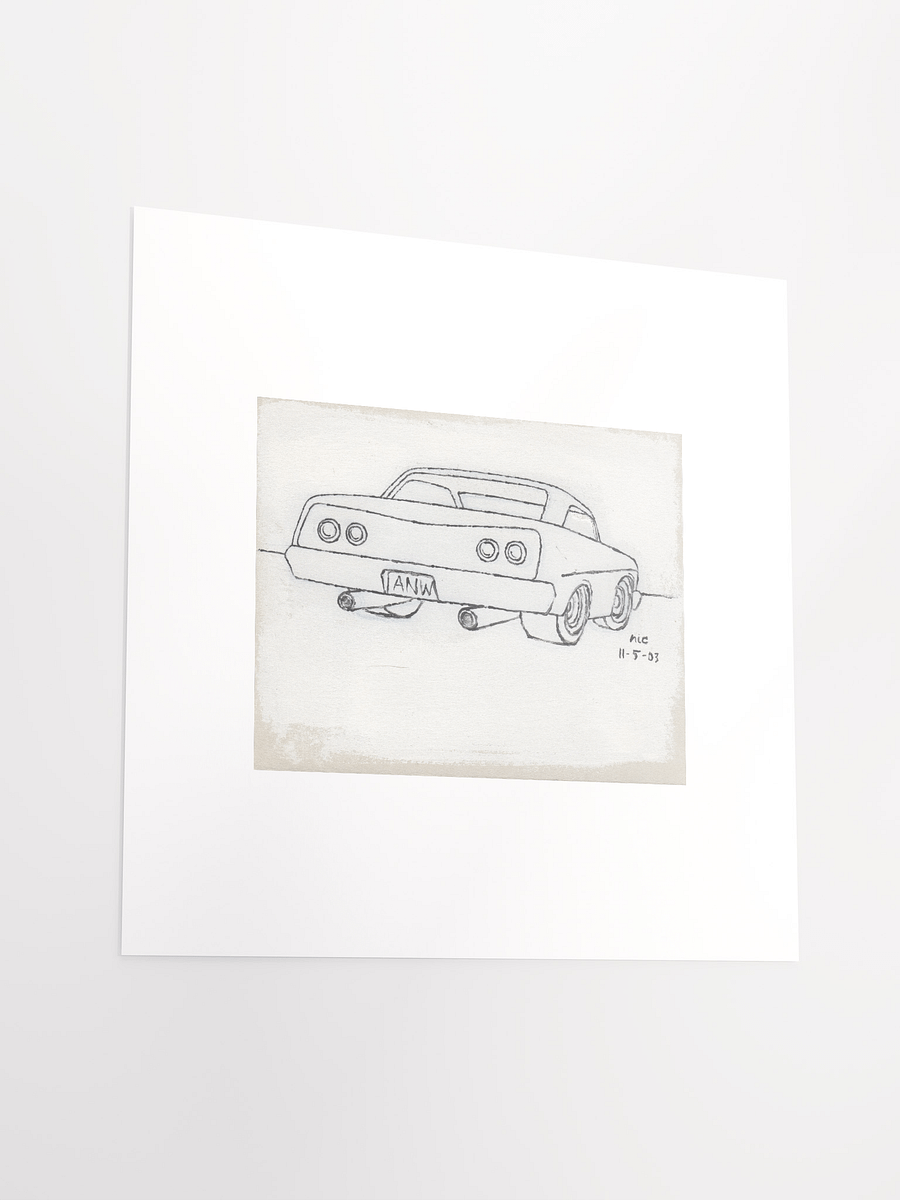 White Car #1 Print product image (4)