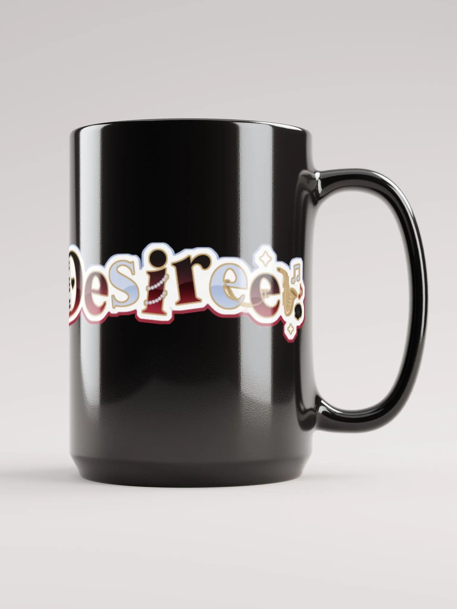 DeadlyDesiree Black Mug product image (1)