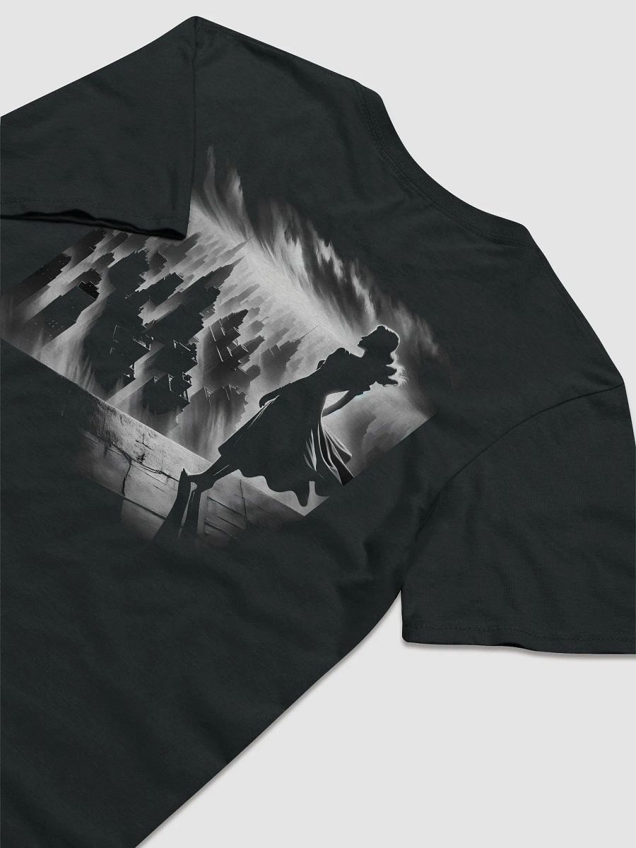 Rooftop Dreams Over Noir Cityscape (Womens Tee) product image (7)