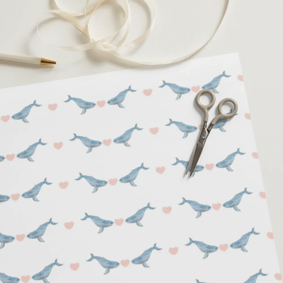 Humpback Whale Wrapping Paper product image (10)