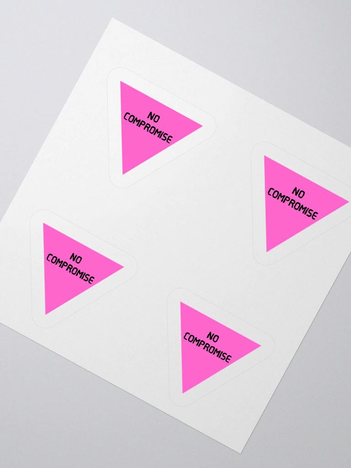 NO COMPROMISE STICKERS product image (2)