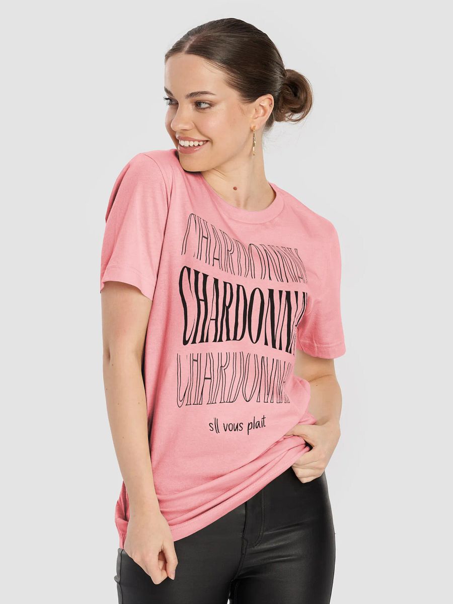 Chardonnay Lovers Tee – The Ultimate Wine Aesthetic product image (2)
