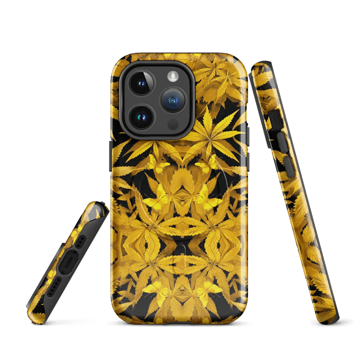 Golden Leaves Kaleidoscope iPhone® Tough Case product image (3)