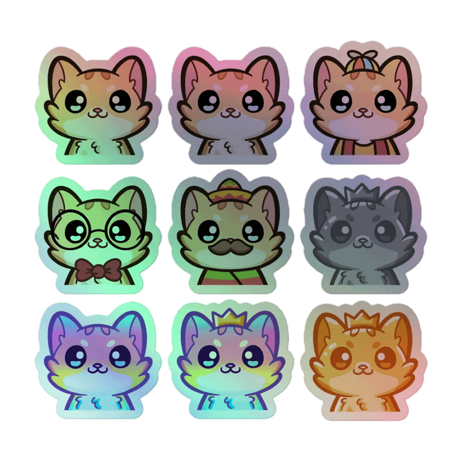 Toti Badges Hologram Stickers product image (1)