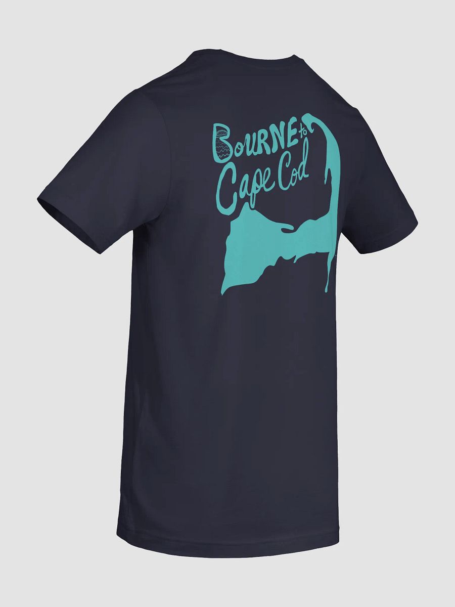 Women's | BOURNE to Cape Cod™ | Supersoft T-Shirt by Bella+Canvas | Deep Sky Blue Logo on Jewel Tone Colors product image (74)