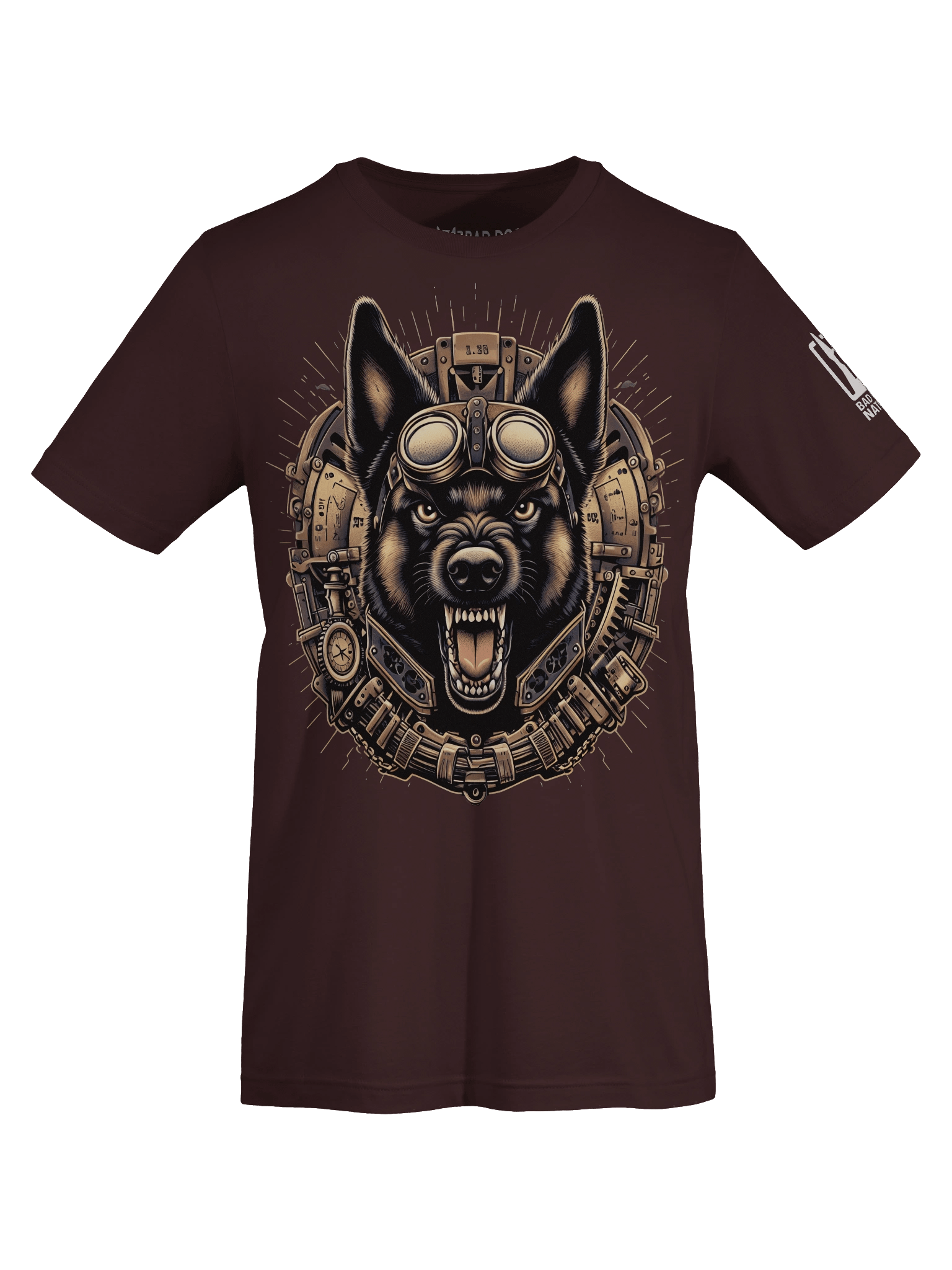 Steampunk Malinois - PREMIUM ADULT UNISEX T-SHIRT product image (1)