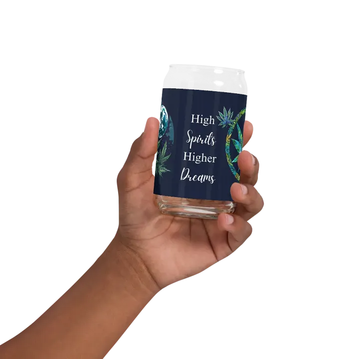 Moonlit Cannabis Can Glass product image (32)