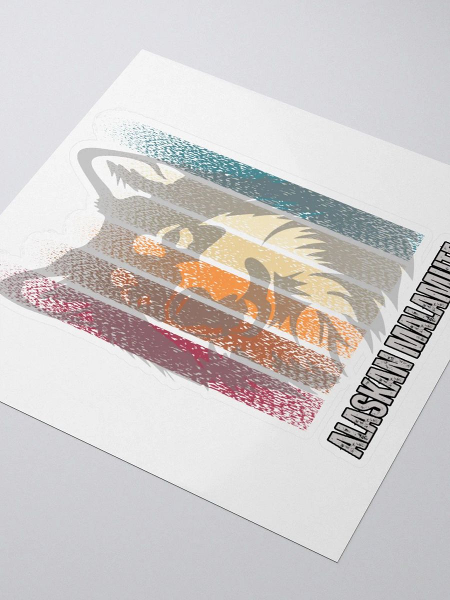 Alaskan Malamute Light Gradation Color Sticker product image (4)