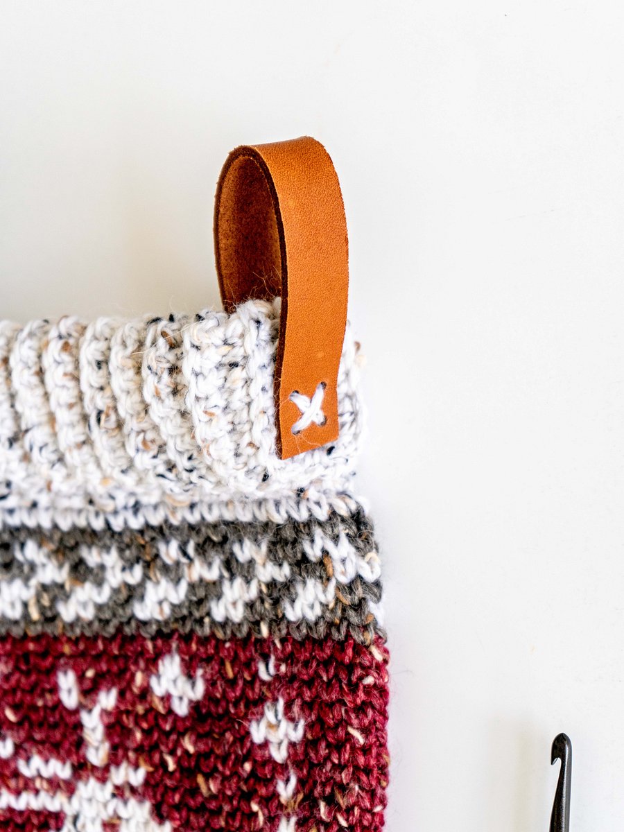 Prancing Deer Crochet Stocking Pattern product image (2)